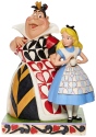 Jim Shore Disney 6008069 Alice and Queen of Hearts Figurine