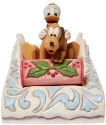 Jim Shore 6008973i Disney Donald and Pluto Sledding Figurine