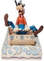 Jim Shore 6008974 Goofy Sledding Figurine