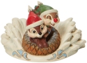 Disney Traditions by Jim Shore 6008975 Chip and Dale Sledding Figurine