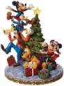 Jim Shore Disney 6008979 Fab 5 Decorating Tree Figurine