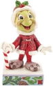 Jim Shore 6008986 Jiminy Cricket Santa Figurine