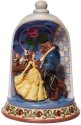 Jim Shore 6008995i Disney Beauty and the Beast Rose Dome Figurine