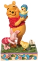 Jim Shore Disney 6010103 Pooh and Piglet with Chick Figurine