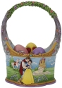 Jim Shore Disney 6010105 Snow White Basket and Eggs Figurine