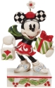 Jim Shore 6010870 Minnie with Gift and Bag Figurine