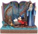 Disney Traditions by Jim Shore 6010883 Sorcerer Mickey Story Book Figurine