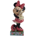 Jim Shore 6011918 Minnie Holding Bunny Figurine