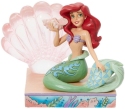 Disney Traditions by Jim Shore 6011923 Ariel Clear Resin Shell Figurine