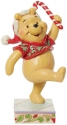 Disney Traditions by Jim Shore 6013062 Pooh Christmas Candycane Figurine