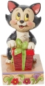 Jim Shore Disney 6013065 Figaro Christmas Personality Pose Figurine