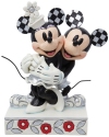 Jim Shore 6013198 100 Years of Disney Minnie and Mickey Hugging Figurine