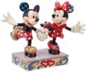 Jim Shore 6014315 Mickey & Minnie Roller Skating Figurine