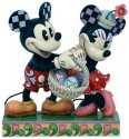 Jim Shore Disney 6014317N Mickey & Minnie Easter Figurine