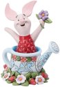 Jim Shore Disney 6014320 Piglet in Watering Can Figurine