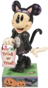 Jim Shore Disney 6014354N Minnie Black Cat Costume Figurine