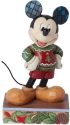 Disney Traditions by Jim Shore 6015002N Mickey In Christmas Sweater Figurine