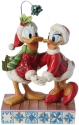 Jim Shore Disney 6015004 Donald & Daisy Mistletoe Figurine