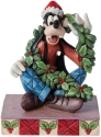 Jim Shore Disney 6015011 Goofy Christmas Personal Figurine