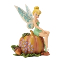 Disney Traditions by Jim Shore 6017943N Tinkerbell on Pumpkin Figurine