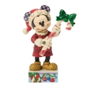 Disney Traditions by Jim Shore 6018711N Mickey with Candy Cane Figurine