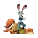 Disney Traditions by Jim Shore 6018723 Judy and Nick Figurine