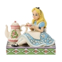 Disney Traditions by Jim Shore 6018925N Alice with Teapot Figurine