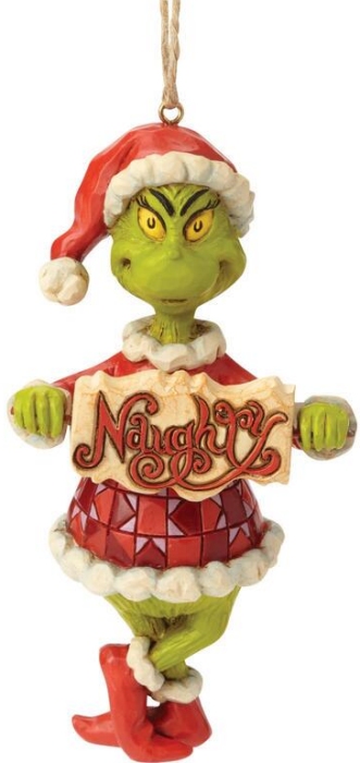 Grinch by Department 56 6002073 Naughty Or Nice Ornament