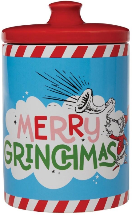 Grinch by Department 56 6010965 Merry Grinchmas Medium Cookie Jar