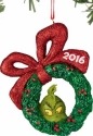 Grinch by Department 56 4044985 2016 Grinch Wreath Ornament