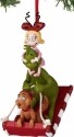 Grinch by Department 56 4045003 Sledding Trio Ornament