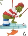 Grinch by Department 56 4056983 Ice Fishing Ornament