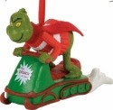 Grinch by Department 56 4056987 Snowmobiling Fun Ornament