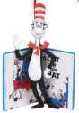 Dr Seuss by Department 56 6000315 Cat inside book ornament