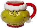 Grinch by Department 56 6009059 Santa Grinch Sculpted Mug