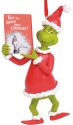 Grinch by Department 56 6011002 Grinch with Book Ornament