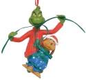 Grinch by Department 56 6011005 Grinch wrapping Max Ornament