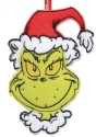 Grinch by Department 56 6011006 Grinch Felt Ornament