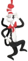 Dr Seuss by Department 56 6011076 Cat In The Hat Ornament