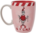 Grinch by Department 56 6011526 Grinch Pink Merry Grinchmas Mug