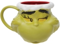 Grinch by Department 56 6013486 Feeling Grinchy 24 Ounce Sculpted Mug Set of 2