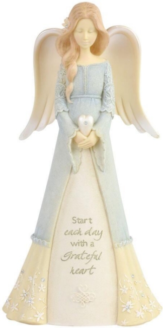 Foundations 6007518N Angel Of Gratitude Figurine