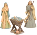Foundations 6004076 Holy Family Nativity Set of 3