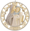 Foundations 6006490 Flat Holy Family Ornament