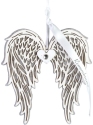 Foundations 6007425 Remembrance Angel Wing Ornament