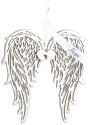 Foundations 6007427 Hope Angel Wing Ornament