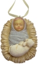 Foundations 6011553N He Is Born Ornament