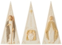Foundations 6013085N Nativity Pyramid Figurine