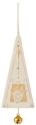 Foundations 6013088N Nativity Pyramid Hanging Bell Ornament