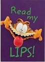 Garfield 15288 Read My Lips Plaque